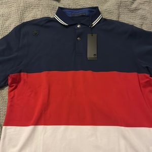 Greyson 3 color Polo. Size L